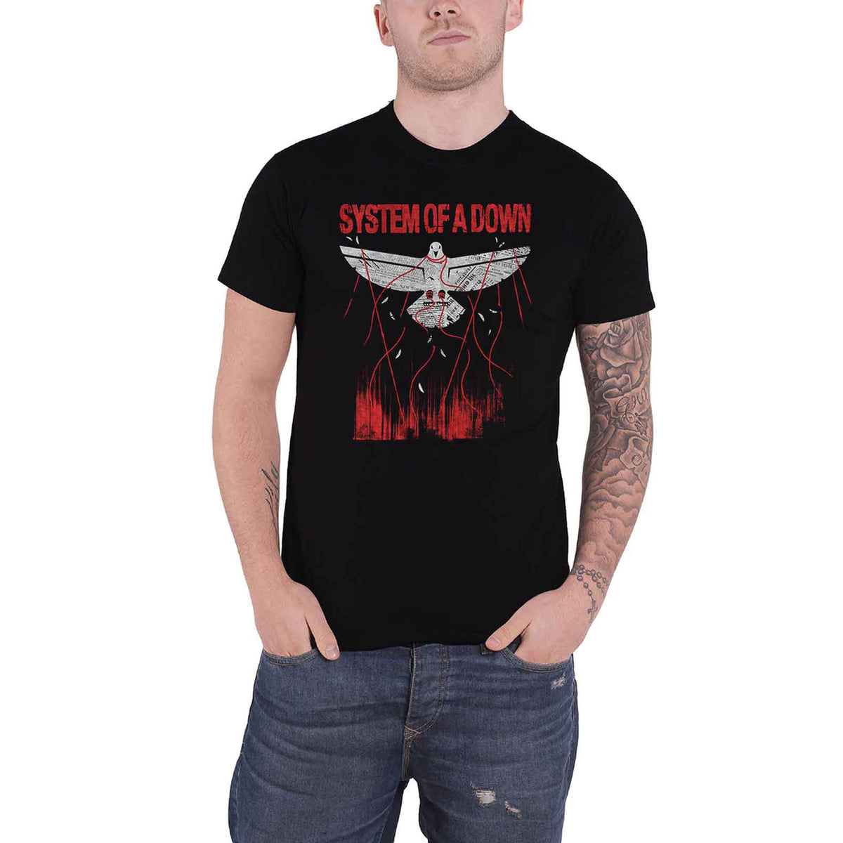 SYSTEM OF A DOWN - DOVE OVERCOME - T-Shirt Black