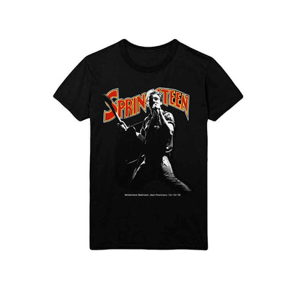 BRUCE SPRINGSTEEN - WINTERLAND BALLROOM SINGING - T-Shirt Black