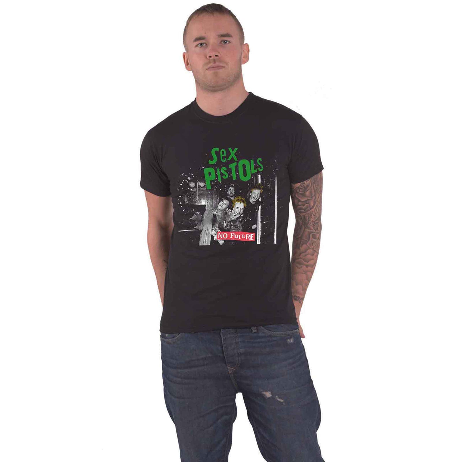 SEX PISTOLS, THE - COVER PHOTO - T-Shirt Black