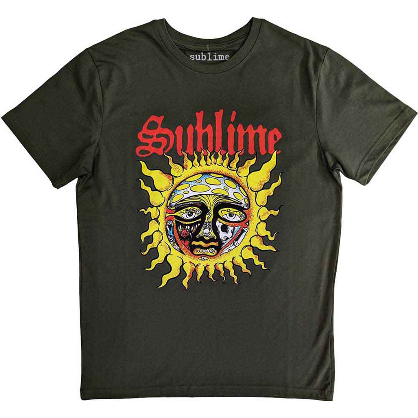 SUBLIME - YELLOW SUN - T-Shirt Green