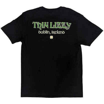 THIN LIZZY - CELTIC RING - T-Shirt Black (Back Print)