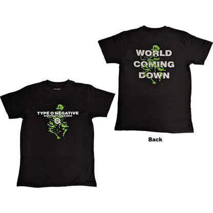 TYPE O NEGATIVE - EVERYONE I LOVE IS DEAD - T-Shirt Black (Back Print)