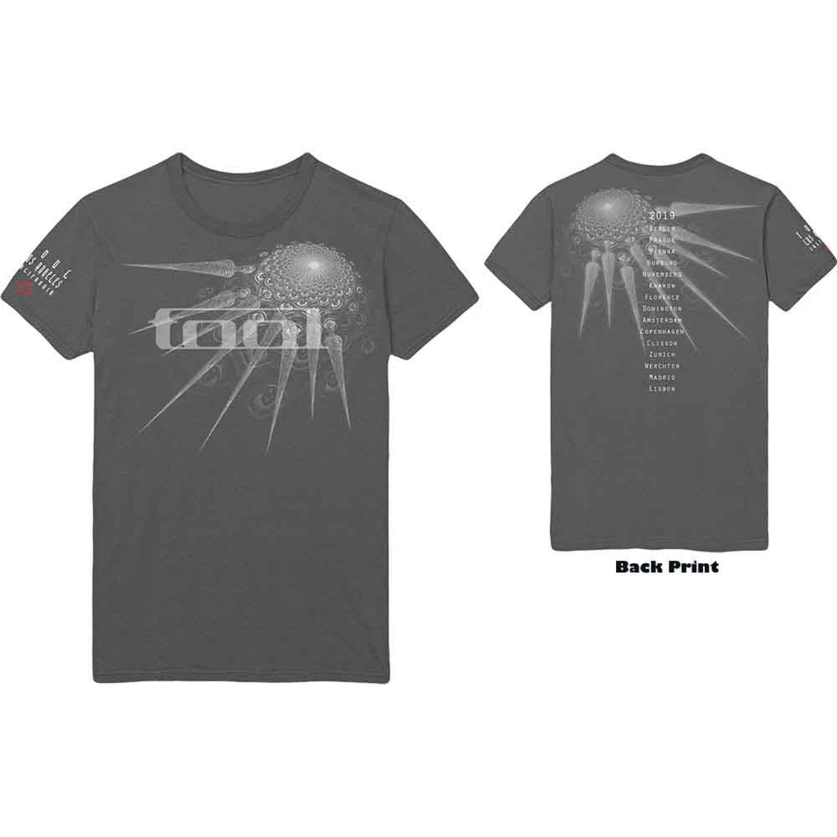 TOOL - SPECTRE SPIKE - T-Shirt Grey (Back Print)
