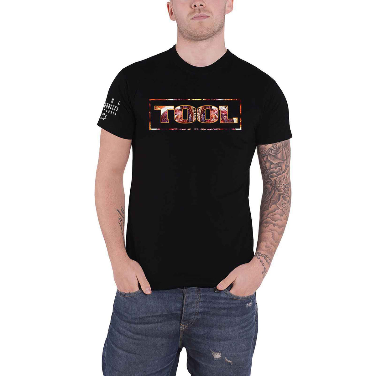 TOOL - PARABOLA LOGO - T-Shirt Black (Back & Sleeve Print)