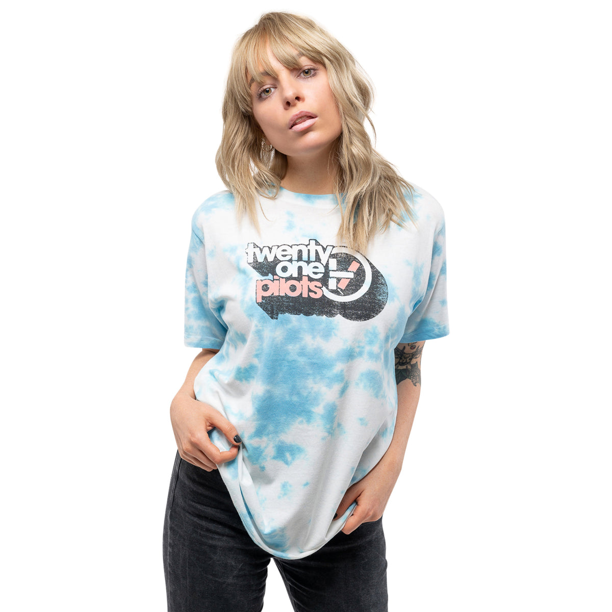 TWENTY ONE PILOTS - VINTAGE BLOCK HOLIDAY - T-Shirt Blue (Wash Collection)