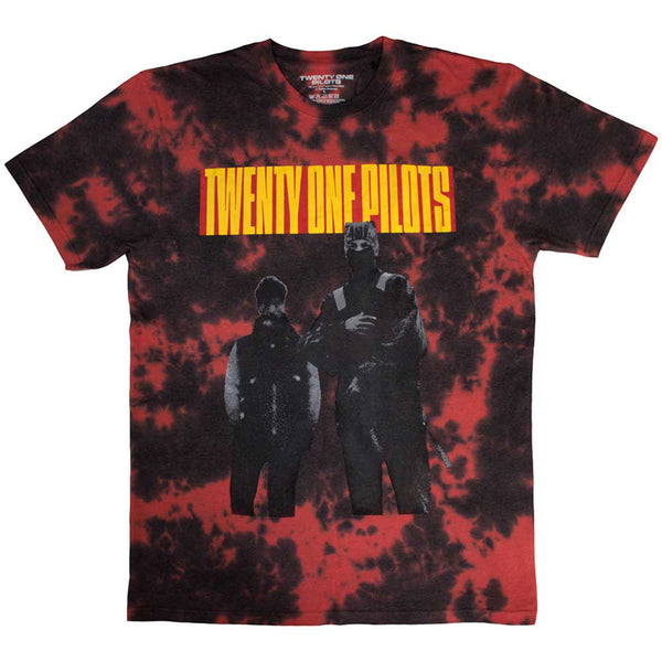 TWENTY ONE PILOTS - STANDING BAR - T-Shirt Red (Wash Collection)