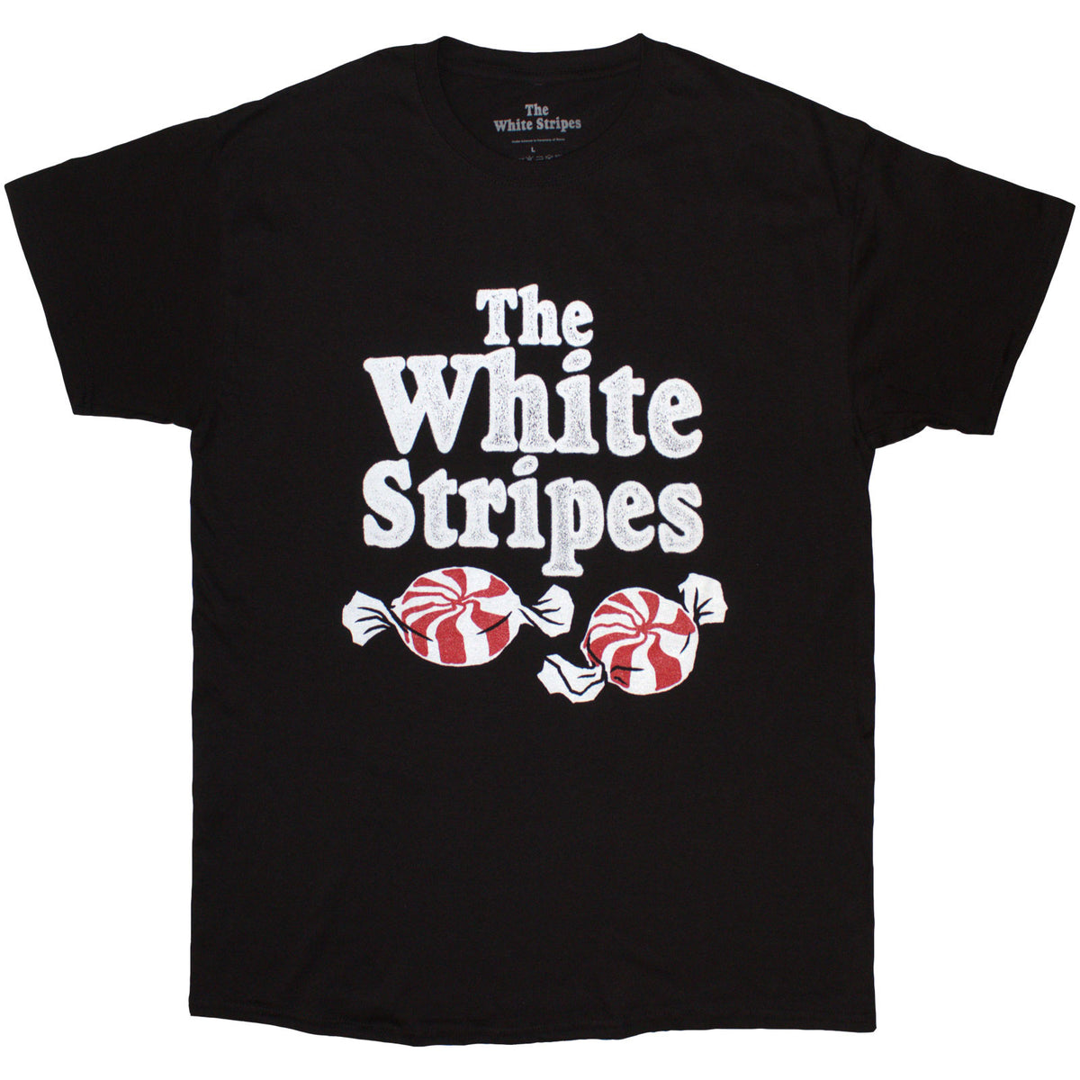 WHITE STRIPES, THE - PEPPERMINTS - T-Shirt Black