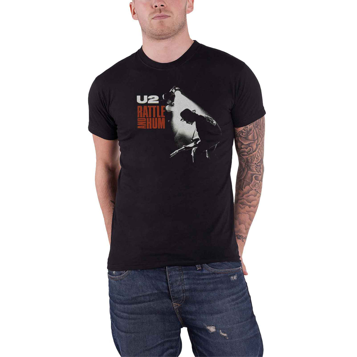 U2 - RATTLE & HUM - T-Shirt Black