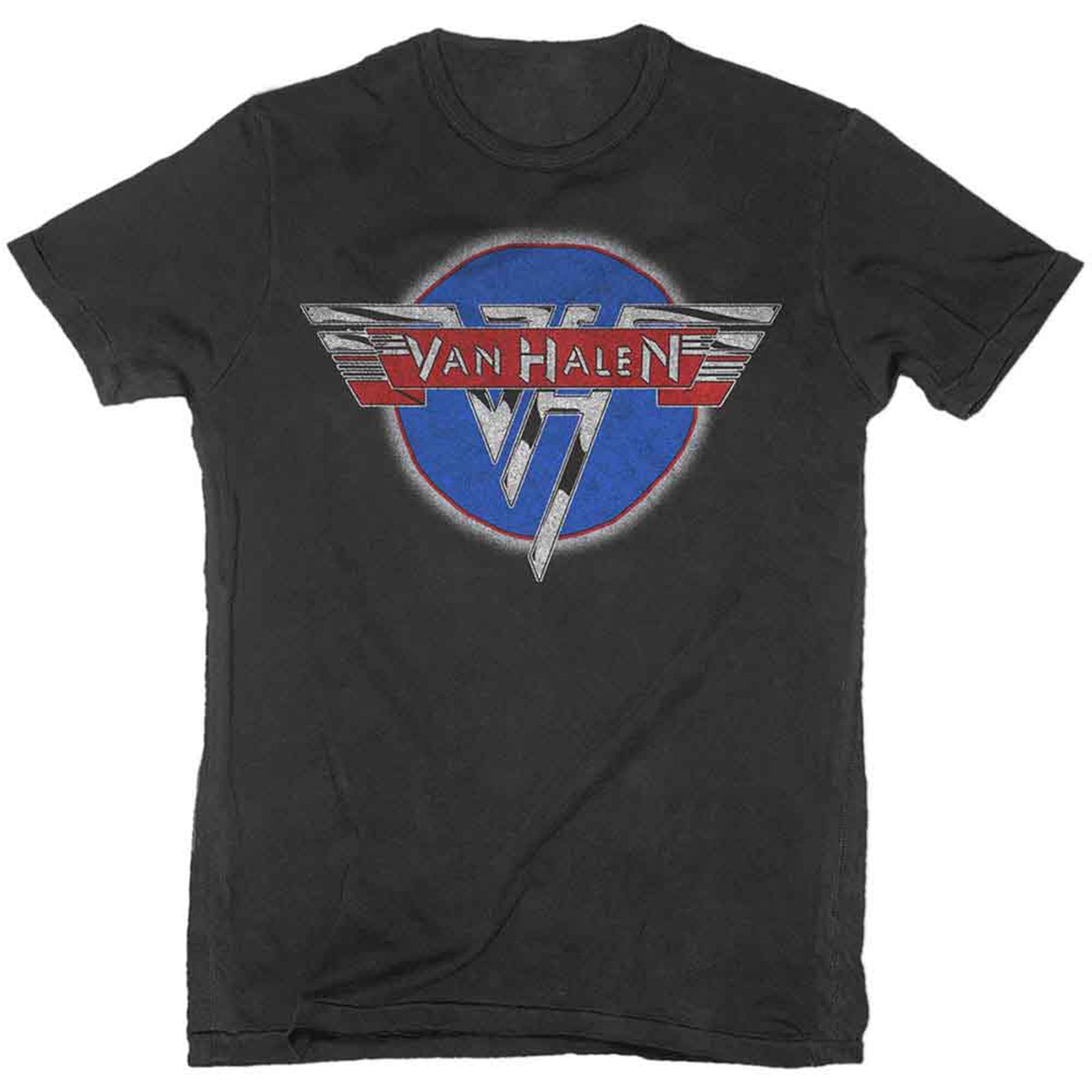VAN HALEN - CHROME LOGO - T-Shirt Black