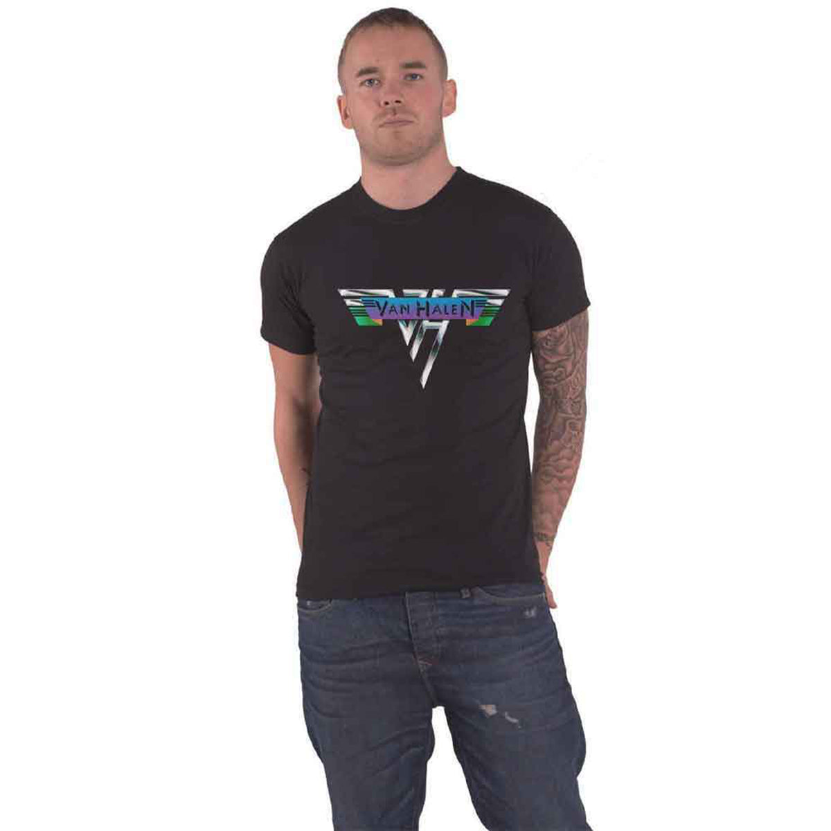 VAN HALEN - ORIGINAL LOGO - T-Shirt Black