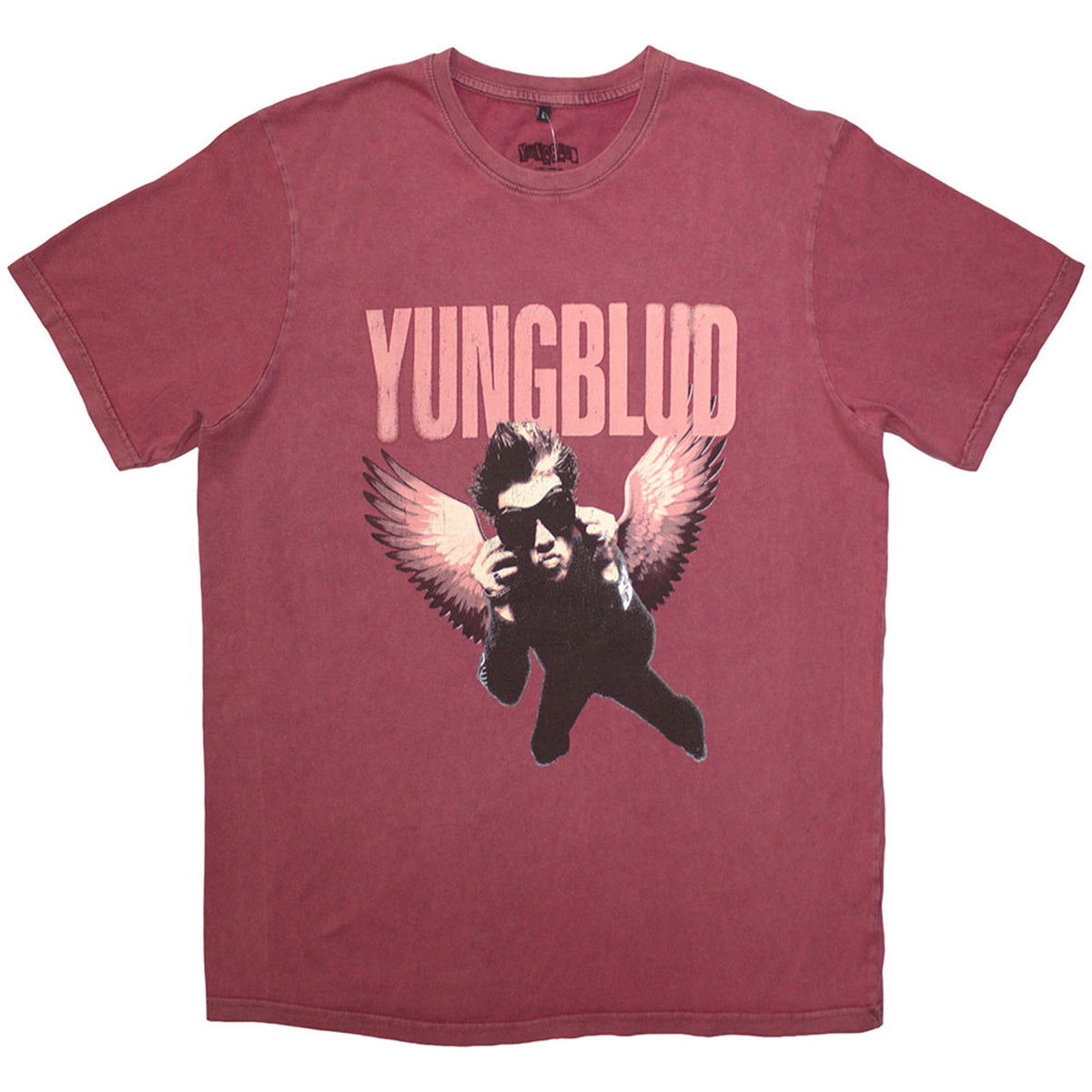 YUNGBLUD - WINGS - T-Shirt Red (Wash Collection)
