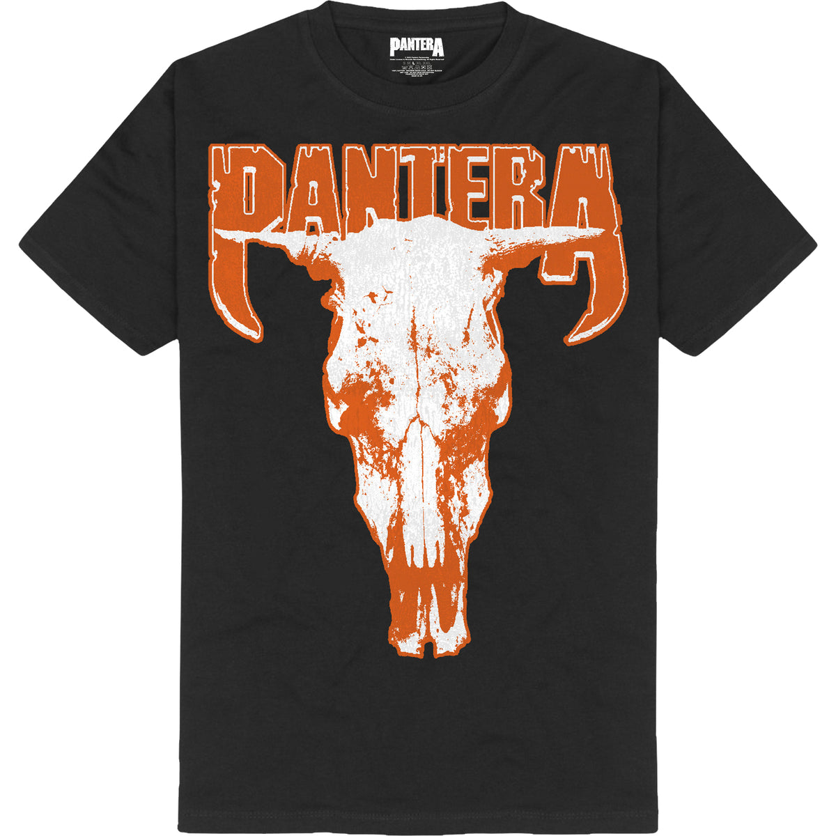 PANTERA - SKULL - T-Shirt Black