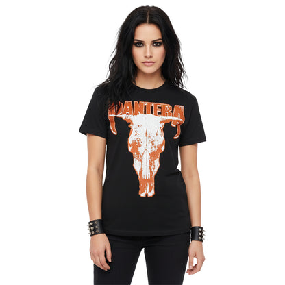 PANTERA - SKULL - T-Shirt Black