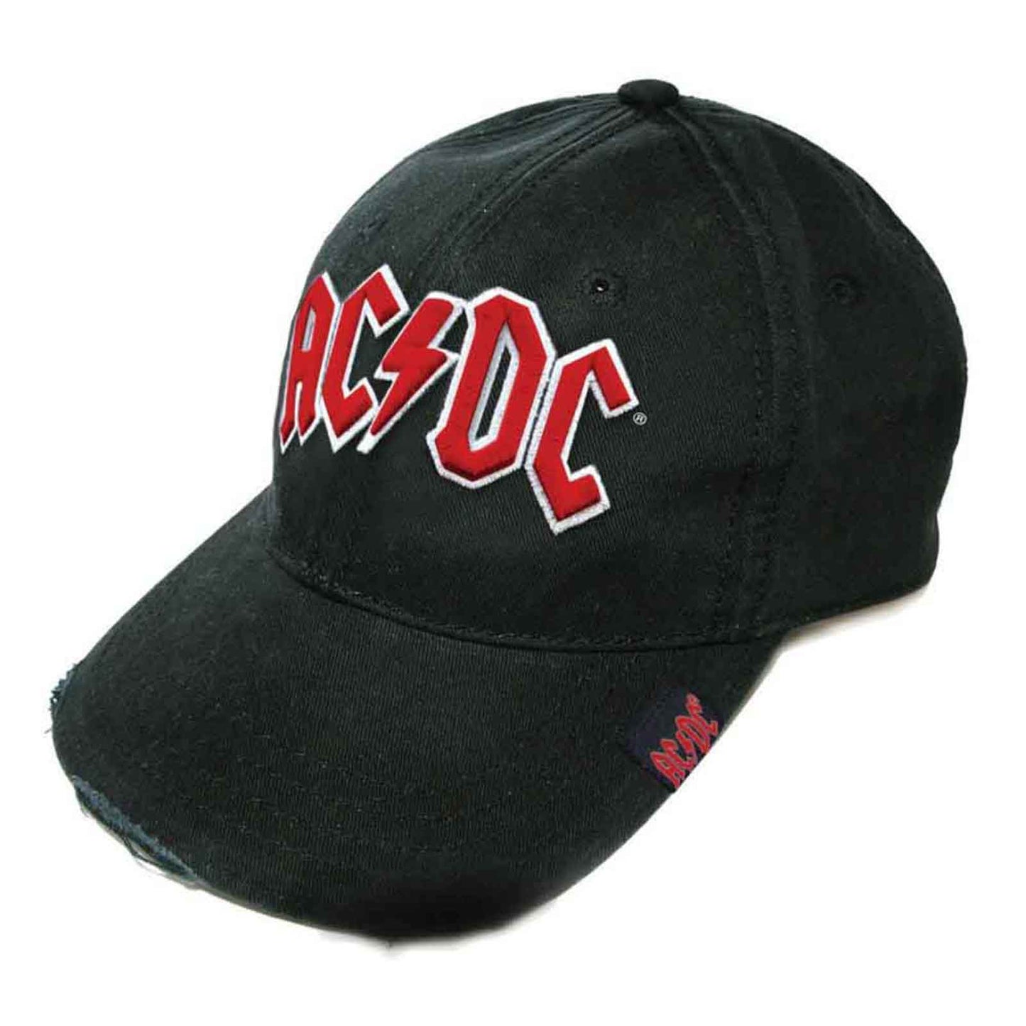 AC/DC - RED LOGO - Baseball Cap Black