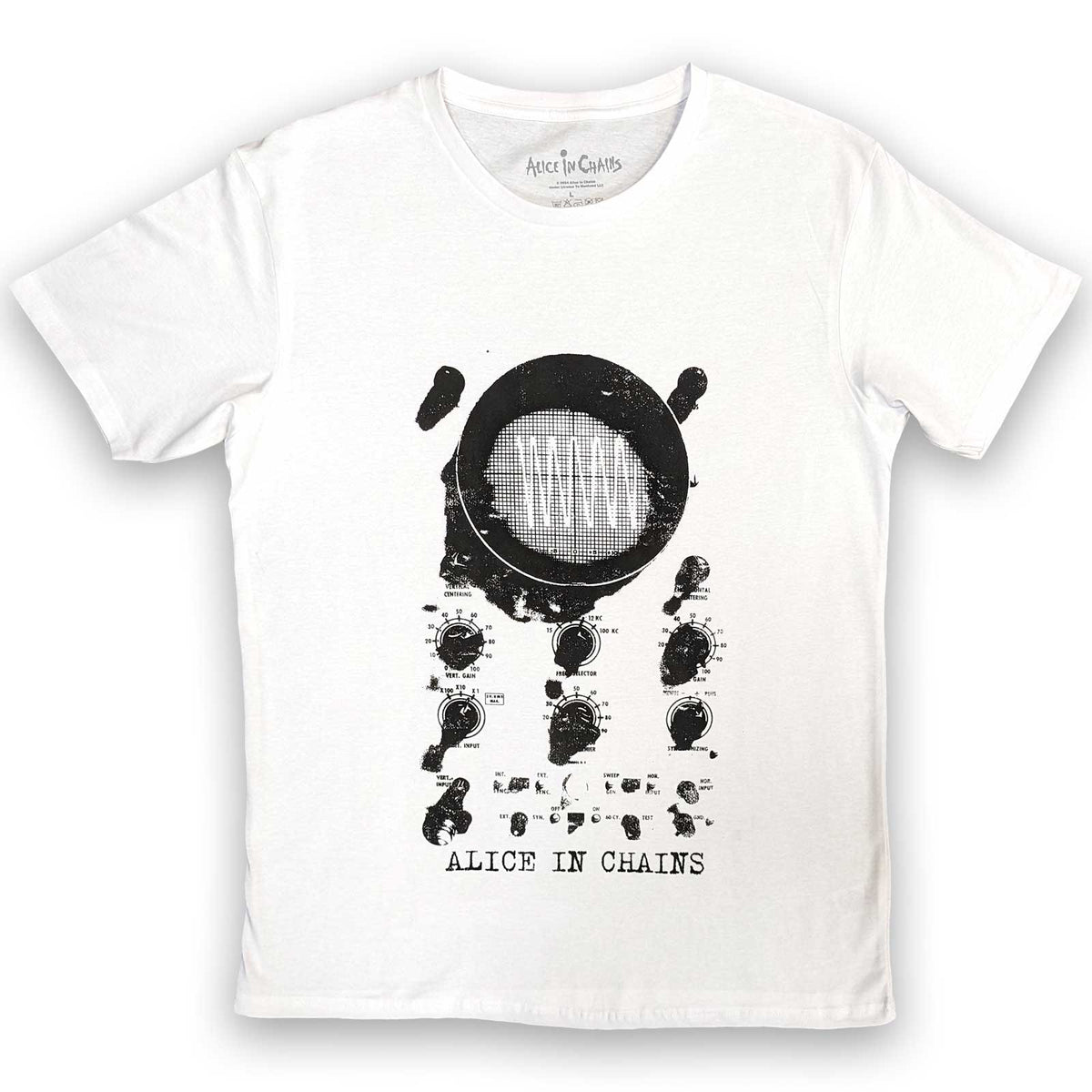 ALICE IN CHAINS - OSCILLOSCOPE - T-Shirt White