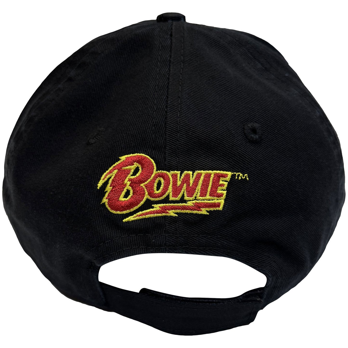 DAVID BOWIE - FLASH LOGO - Baseball Cap Black