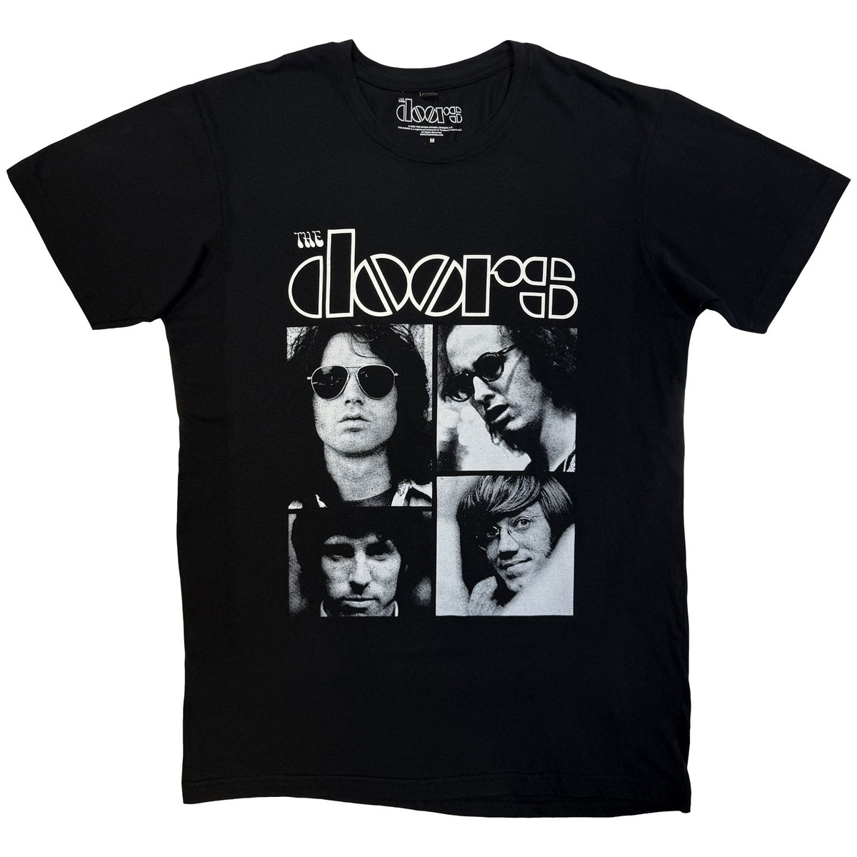 THE DOORS - SQUARES - Carbon T-Shirt Black