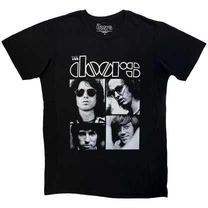 THE DOORS - SQUARES - Carbon T-Shirt Black