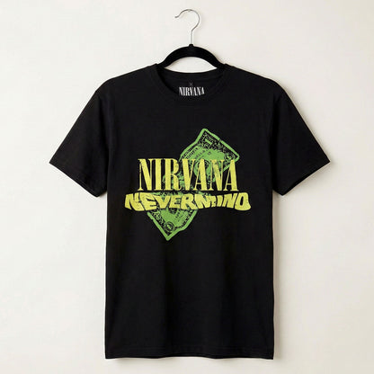 NIRVANA - NEVERMIND DOLLAR - Carbon T-Shirt Schwarz