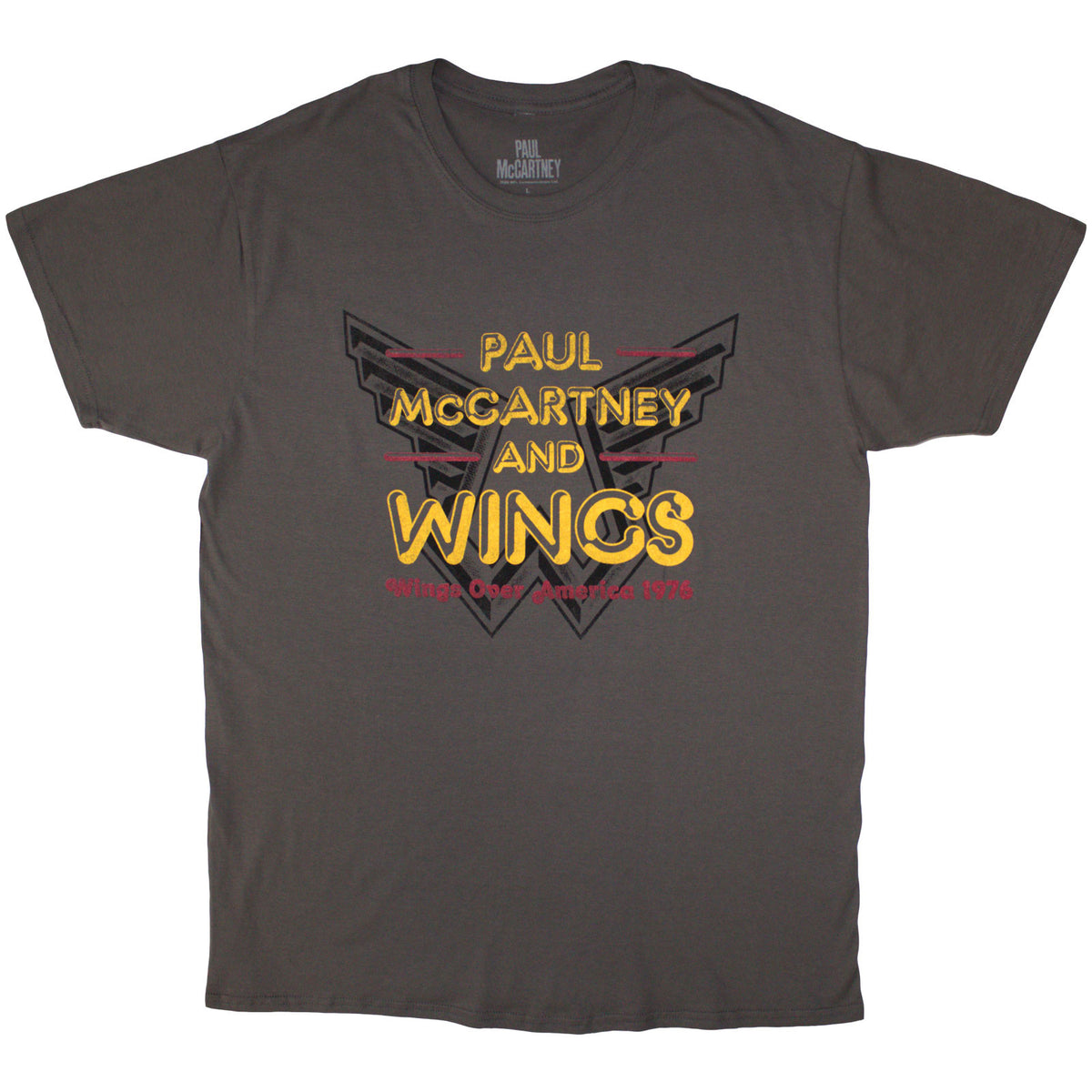 PAUL MCCARTNEY - WINGS OVER AMERICA '76 - T-Shirt Grau