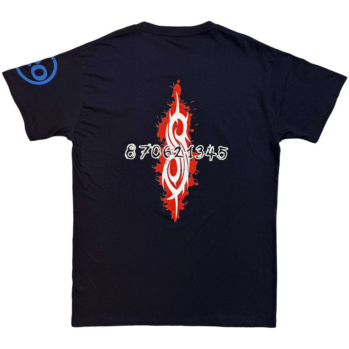 SLIPKNOT - 20TH ANNIVERSARY - RED JUMP SUITS - T-Shirt Blau (Back Print)