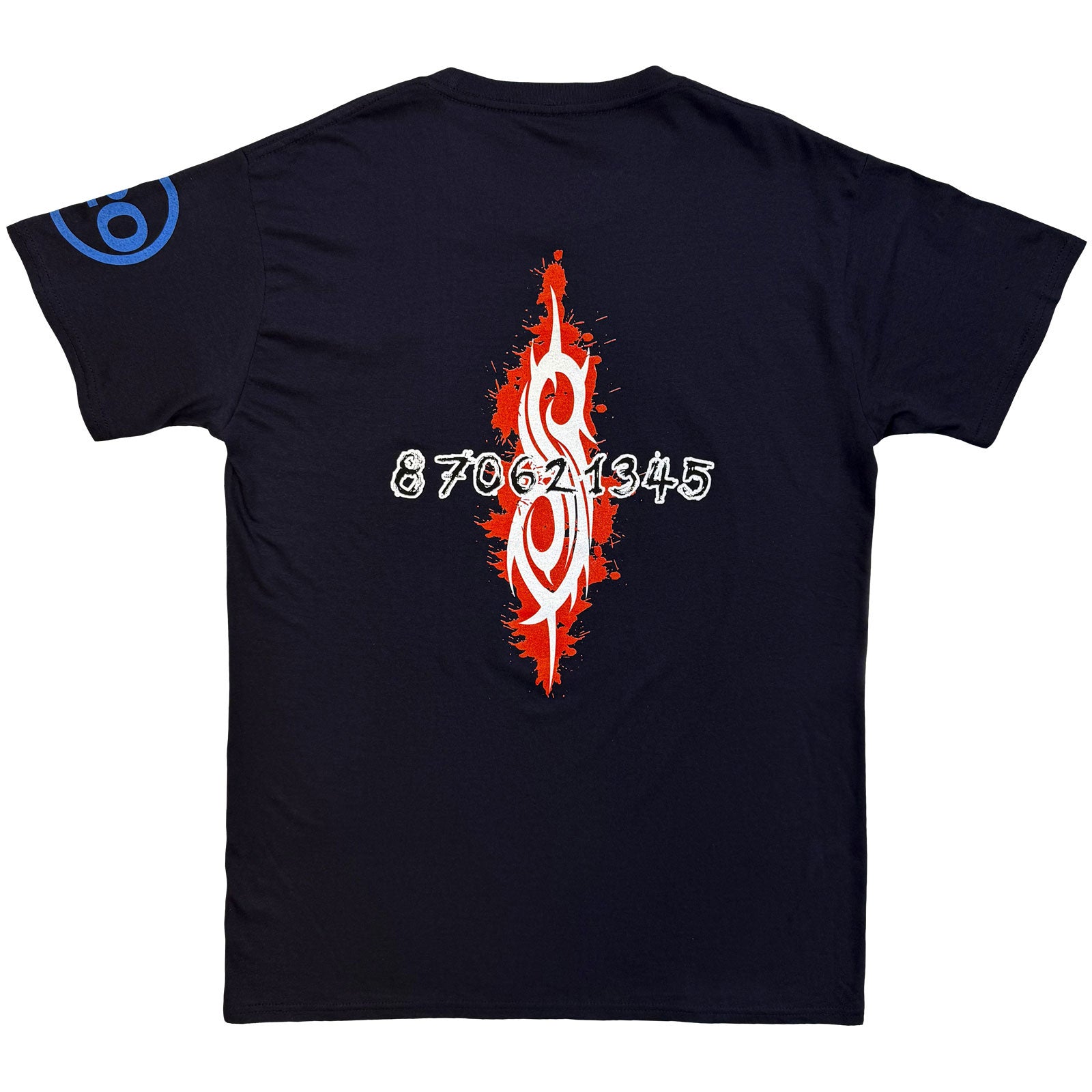 SLIPKNOT - 20TH ANNIVERSARY - RED JUMP SUITS - T-Shirt Blau (Back Print)