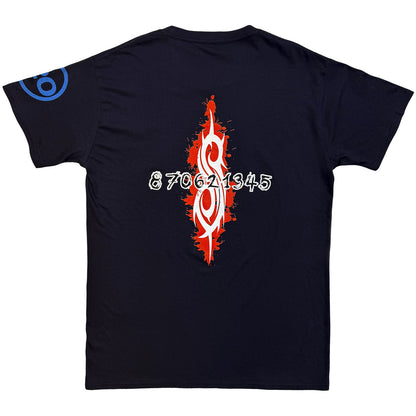 SLIPKNOT - 20TH ANNIVERSARY - RED JUMP SUITS - T-Shirt Blau (Back Print)