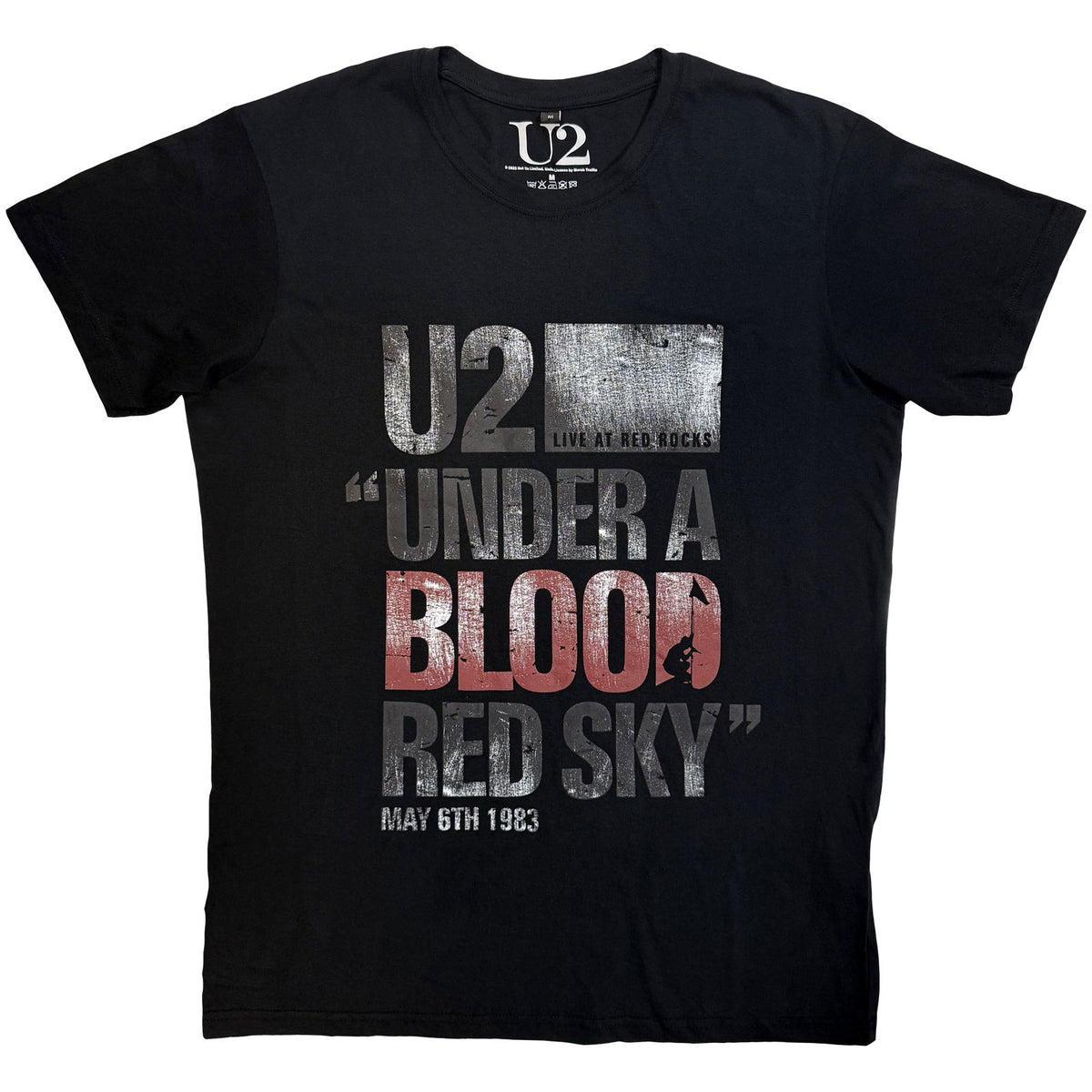 U2 - BLOOD RED SKY LIVE - Carbon T-Shirt Schwarz
