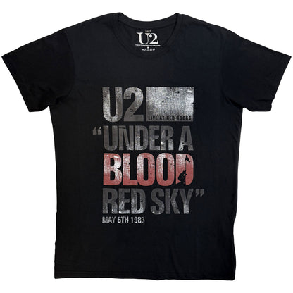 U2 - BLOOD RED SKY LIVE - Carbon T-Shirt Schwarz