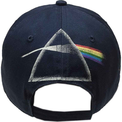 PINK FLOYD - DARK SIDE OF THE MOON ALBUM DISTRESSED - Baseball Cap Blue