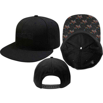 IRON MAIDEN - LOGO & TROOPER - Snapback Cap Black