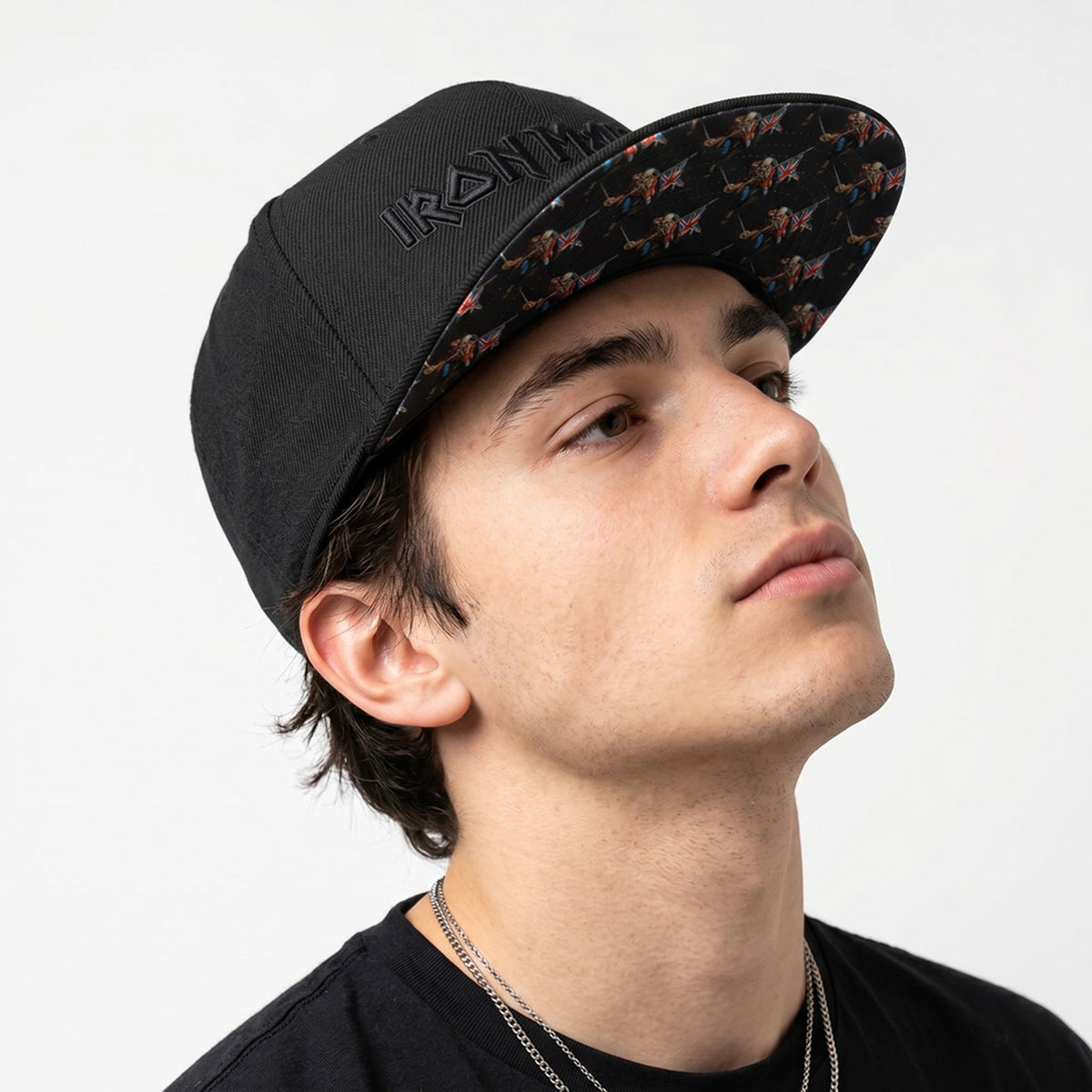 IRON MAIDEN - LOGO & TROOPER - Snapback Cap Black