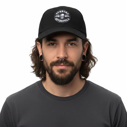 AVENGED SEVENFOLD - DEATHBAT CREST - Baseball Cap Black