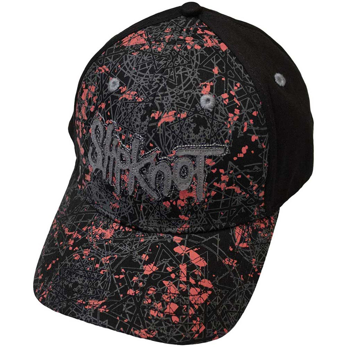 SLIPKNOT - NONAGRAMS PATTERN - Baseball Cap Black (Embellished)