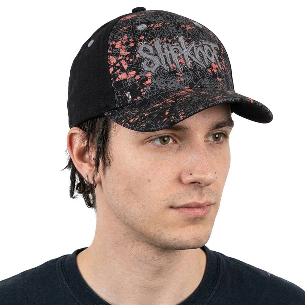 SLIPKNOT - NONAGRAMS PATTERN - Baseball Cap Black (Embellished)