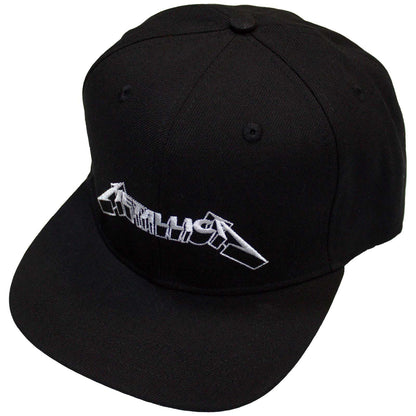 METALLICA - 3D LOGO - Snapback Cap Black