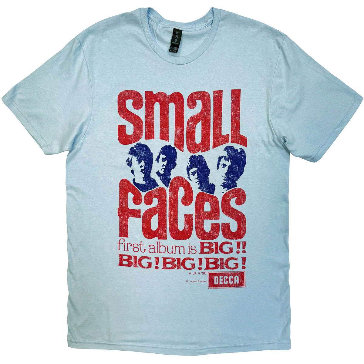 SMALL FACES - BIG BIG BIG - T-Shirt Light Blue