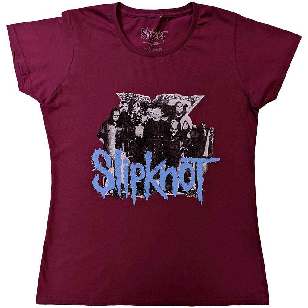 SLIPKNOT - GOAT LOGO DEMON - Ladies T-Shirt Red