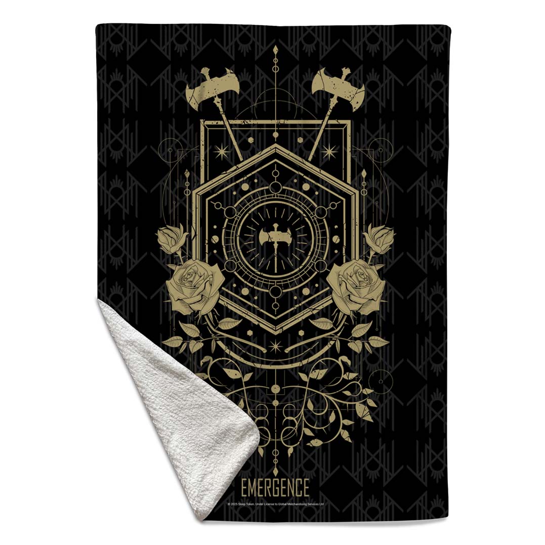 Rocksax Sleep Token Sherpa Fleece Blanket - Even In Arcadia 4