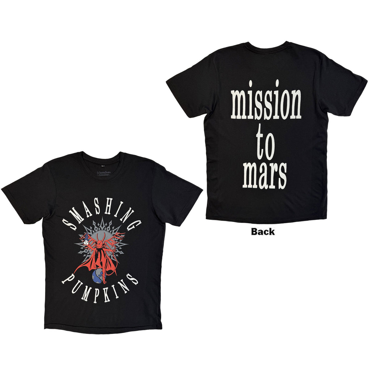 THE SMASHING PUMPKINS - MISSION TO MARS - Carbon T-Shirt Black