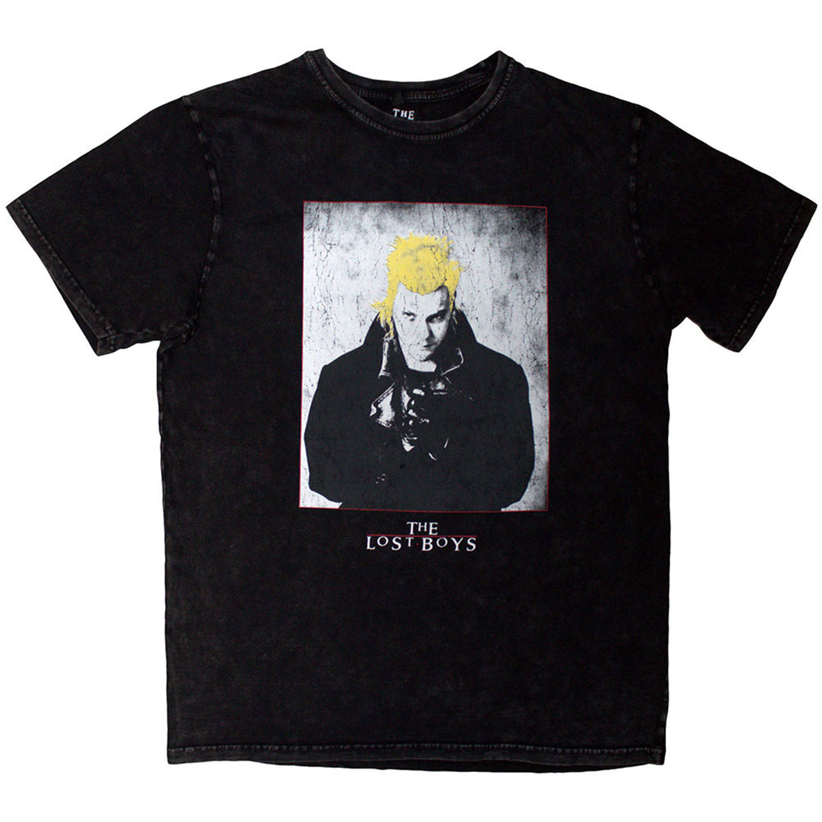 LOST BOYS, THE - DAVID POSTER - Stone Wash T-Shirt Black