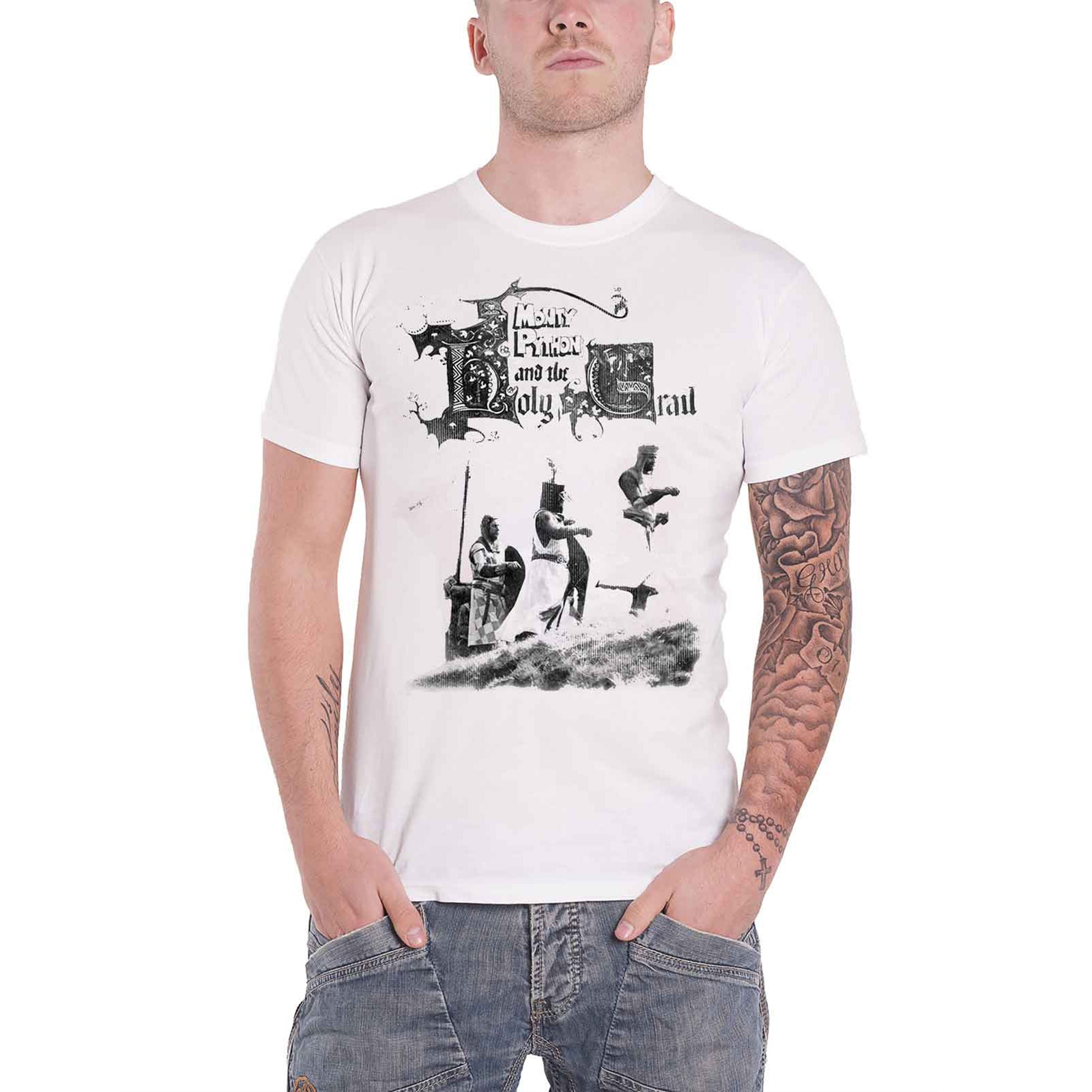 MONTY PYTHON - KNIGHT RIDERS - T-Shirt White