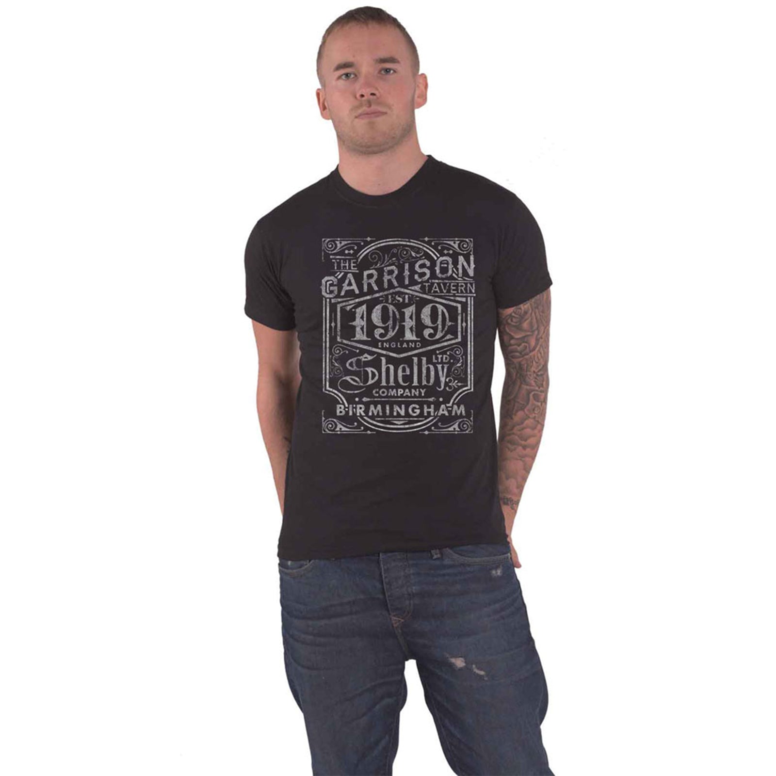 PEAKY BLINDERS - GARRISON PUB - T-Shirt Black