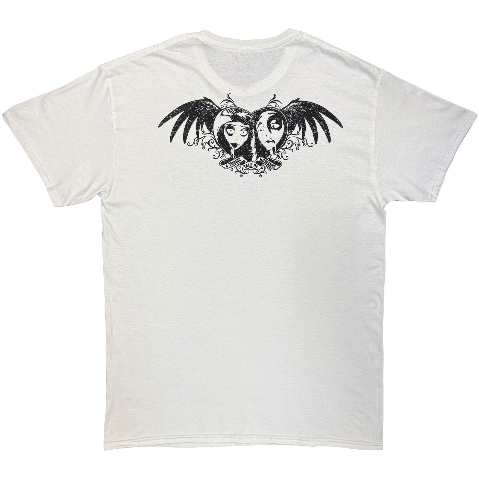 CORPSE BRIDE - A TRAGIC TALE OF ROMANCE - T-Shirt Weiß (Rückseitendruck)