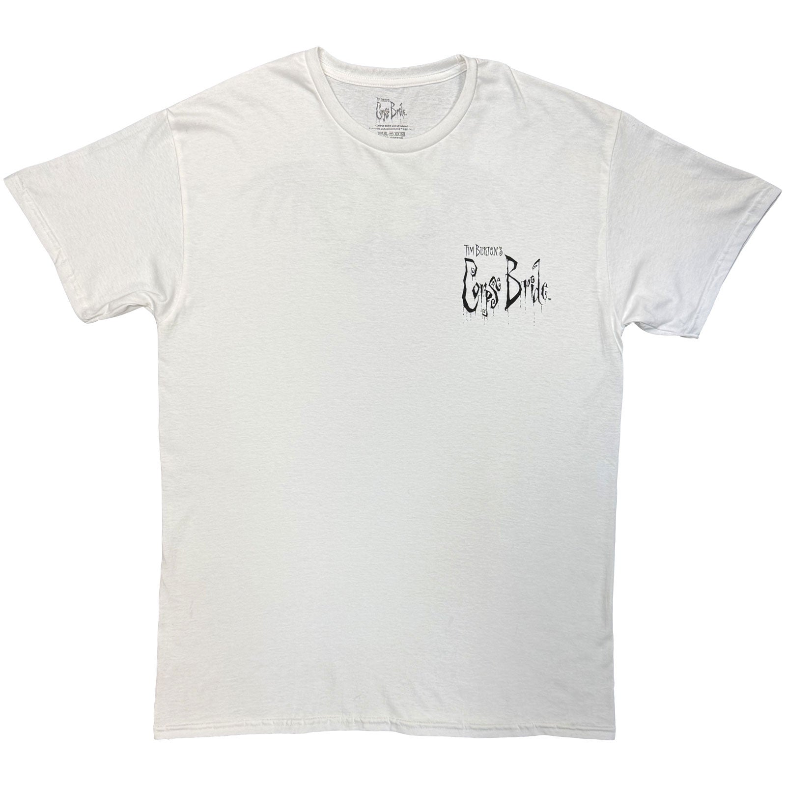 CORPSE BRIDE - A TRAGIC TALE OF ROMANCE - T-Shirt Weiß (Rückseitendruck)