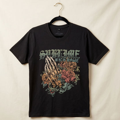 SUBLIME - PRAYING HANDS - Carbon T-Shirt Black