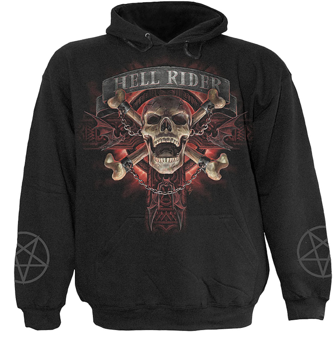 HELL RIDER - Kids Hoody Black