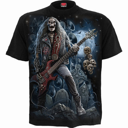 GRIM ROCKER - T-Shirt Schwarz