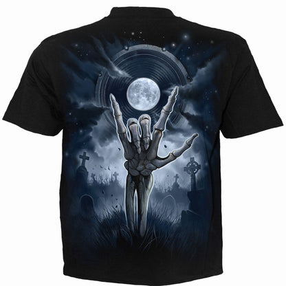 GRIM ROCKER - T-Shirt Schwarz