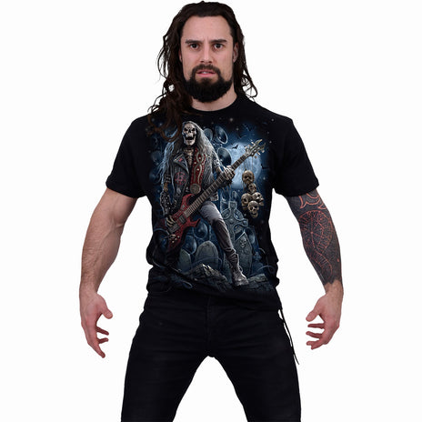GRIM ROCKER - T-Shirt Schwarz